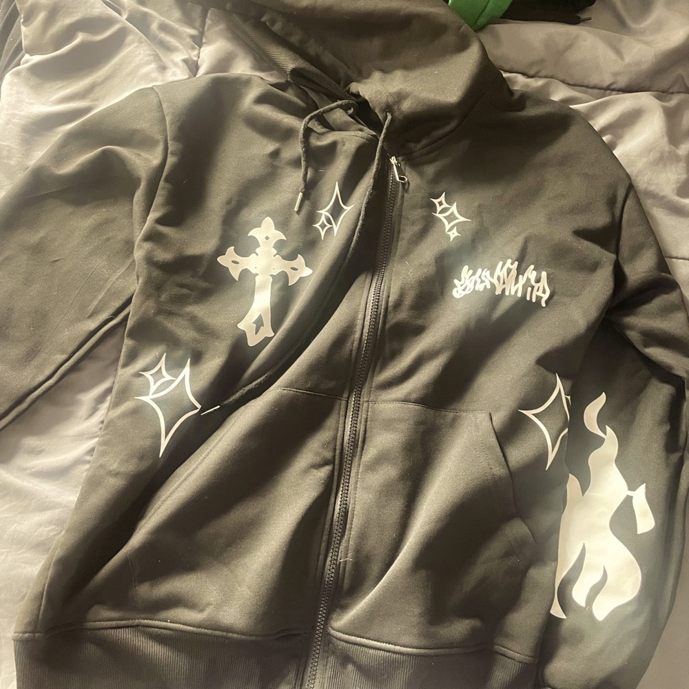 Cross Zip Up Jacket